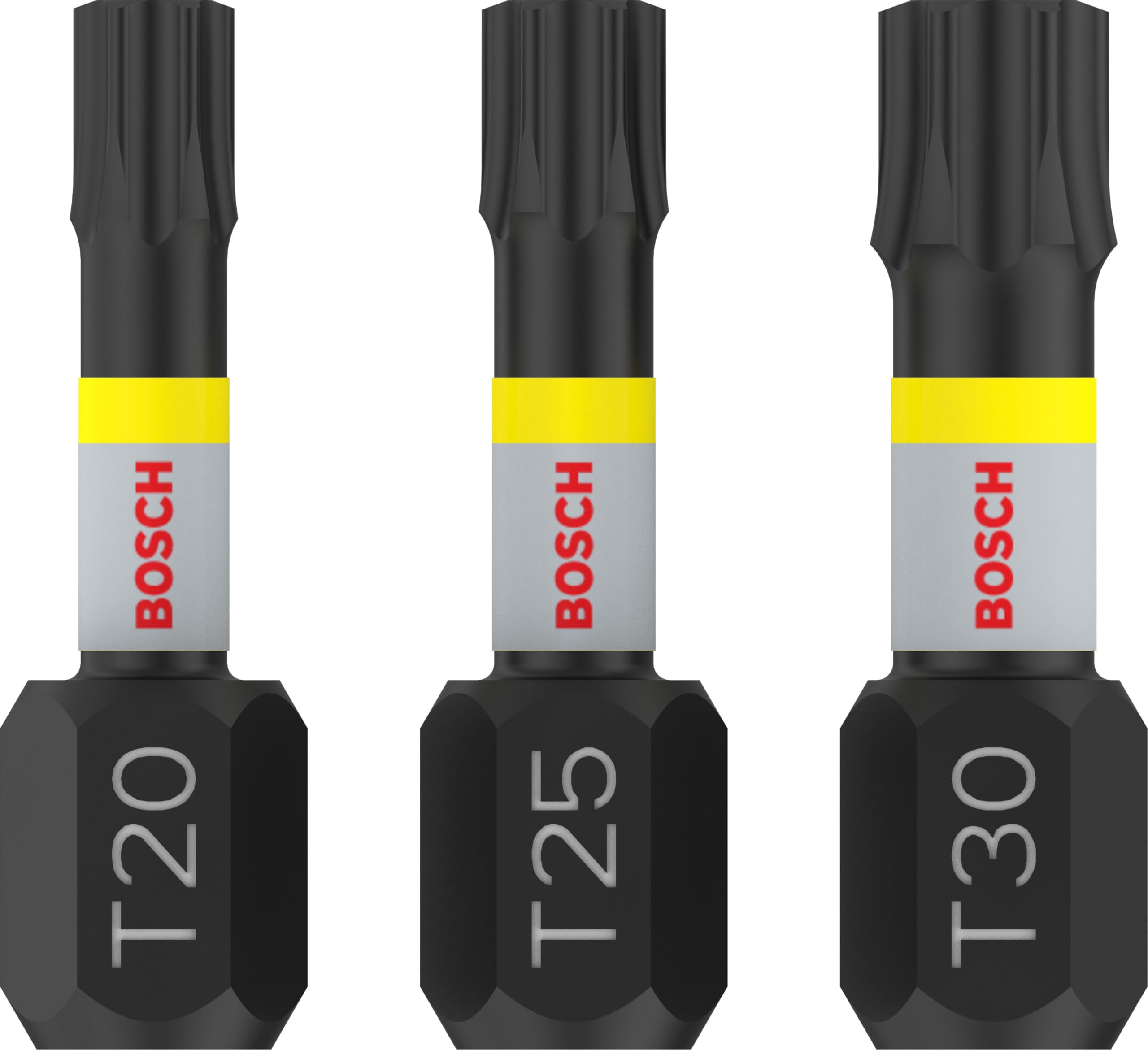 Bosch 2608522479 Star Bit 3-Piece 1/4in Hex Shank Impact Control
