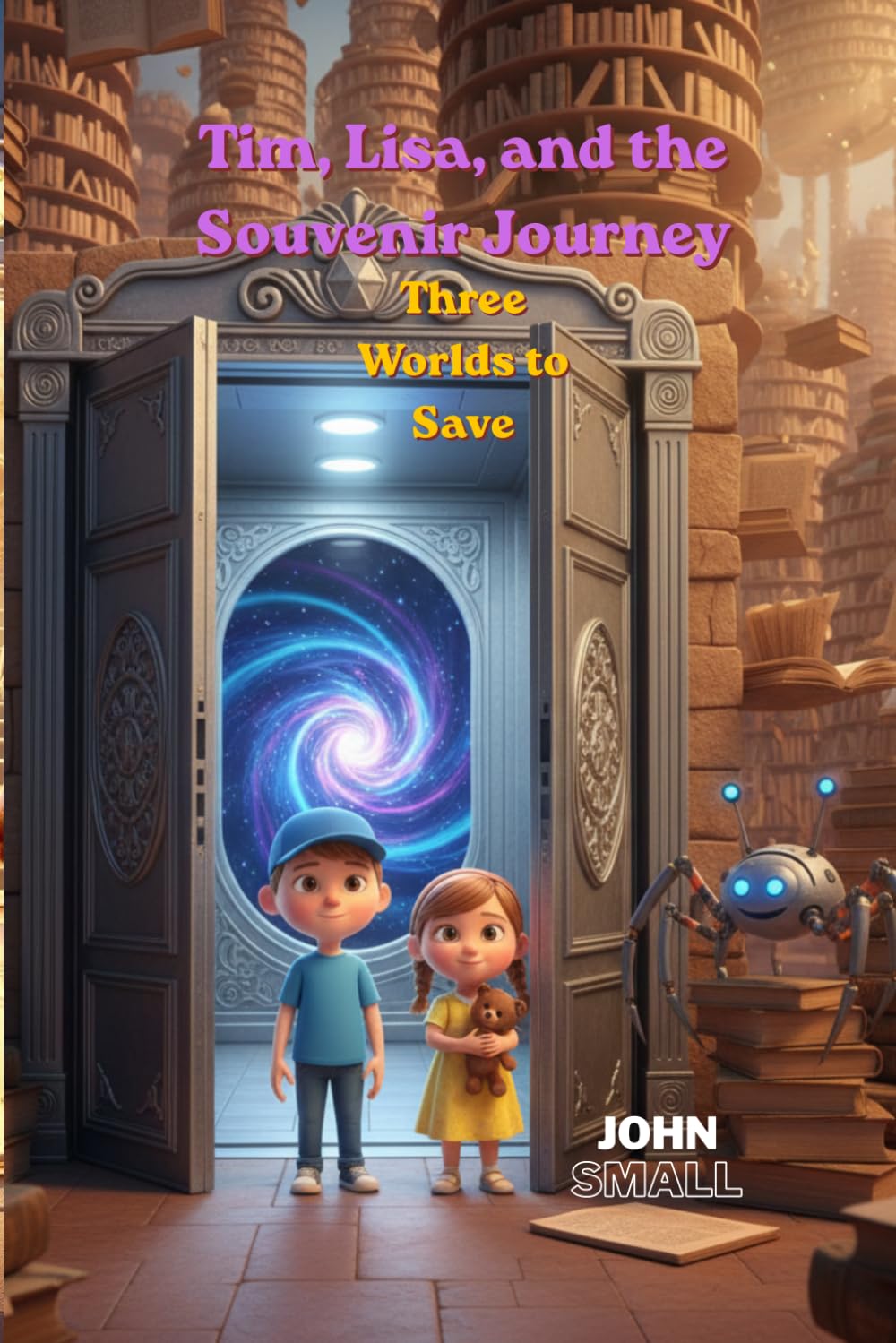 Tim, Lisa, and the Souvenir Journey: Three Worlds to Save (Tim and Lisa in Wonderland)