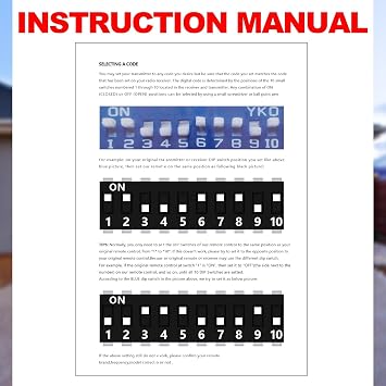 Kingdder 3 Pieces Garage Door Remote Compatible for Linear Multicode 300mhz 10 Dip Switch 3089 3060 3070 Gate Opener Remote Multicode Gate Opener with Keychain (Black, Gray)