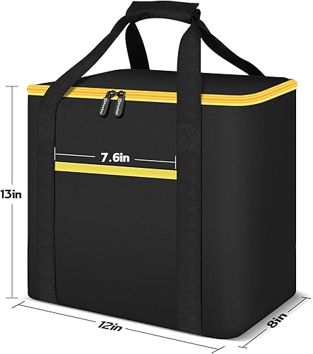 Miniatura 6 de Bolsa de herramientas universal para DEWALT 20V MAX 7-1/4 pulgadas DCS573/DCS570B, para Skil 5080-01 13-Amp 7-1/4" hoja de sierra circular y batería
