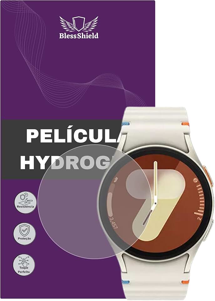 Película para Galaxy Watch 7 - Hydrogel Premium BlessShield (Kit 3 Unidades) (Fosca Anti Luz Azul)