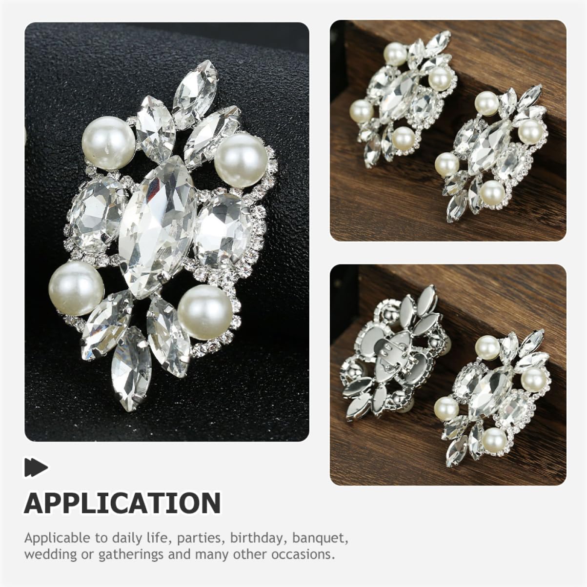 VALICLUD Fibbia Per Scarpe Da Sposa Scarpa Fibbie Per Scarpe Con Strass Fermagli Per Scarpe Da Donna Ciondoli Per Scarpe a Fiori Clip Per Scarpe Gioielli Per Scarpe Fai Da Te Abs