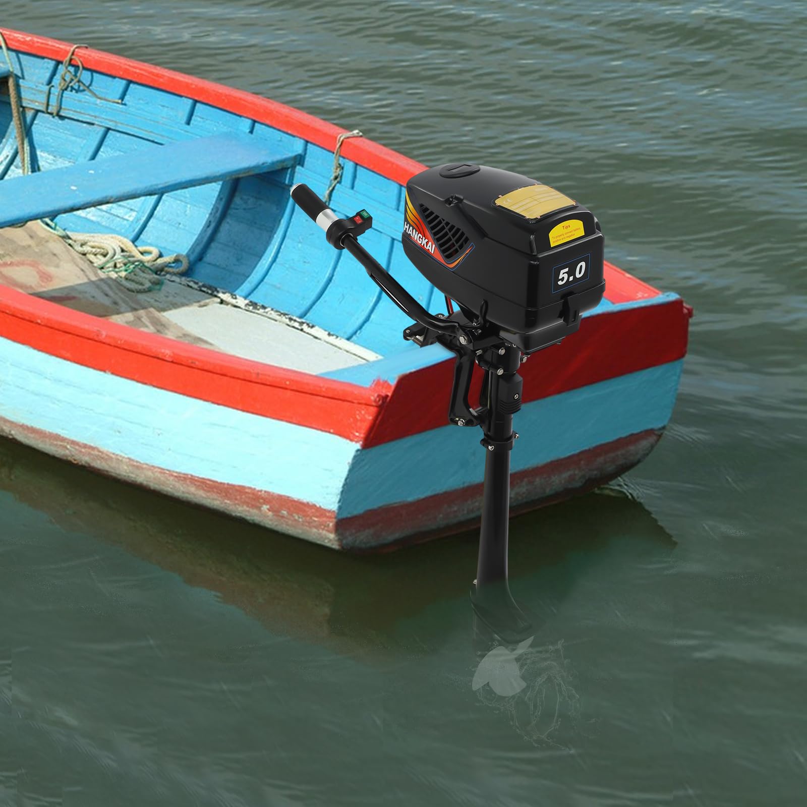 Leiser Elektro Trolling Bootsmotor Elektrischer Außenbordmotor 1200W 48V Bürstenloser Kupfermotor 800kg Schub Kurzwelle für Boote 2-4m Angeln Schlauchboot Fischerboot