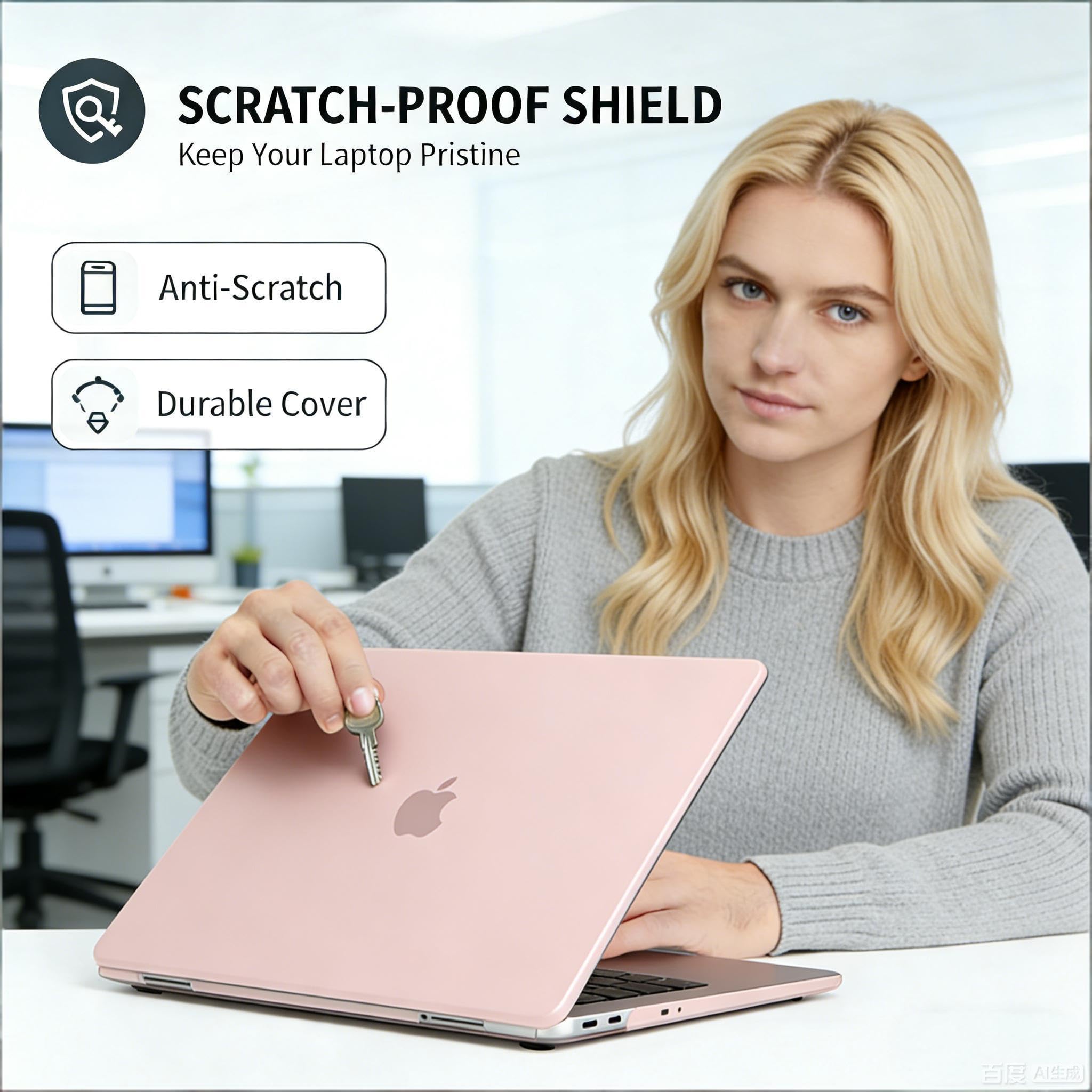 Se7enline Compatible with Apple MacBook Neo 13-inch Case 2026 Model A3404, Hard Shell & Washable Keyboard Cover, Anti-Scratch Anti-Drop Slim Fit Protective Case for Daily Use Travel,Frost Transparent — view 489