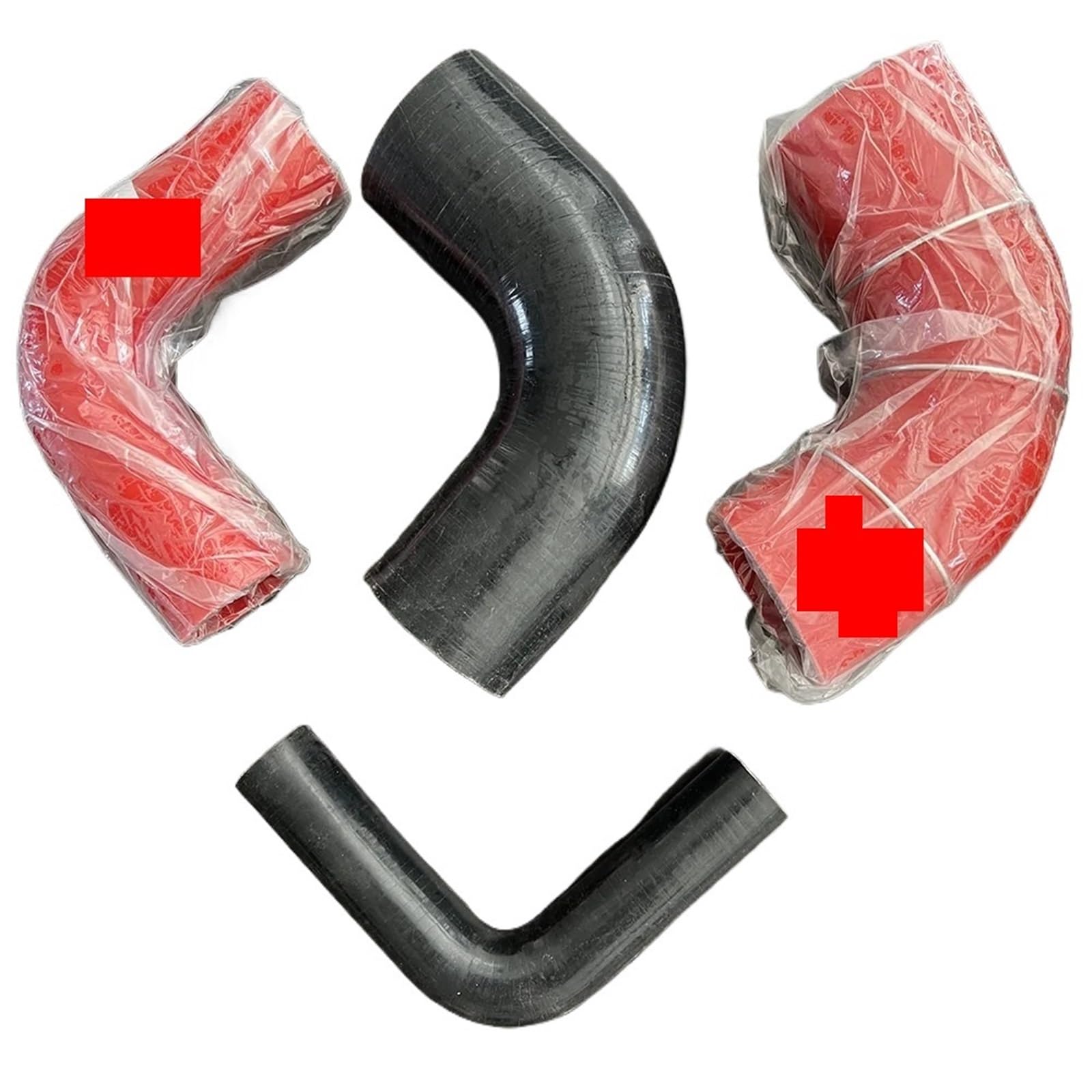 Coude Pvc Coude Serré En Tissu De Coude De Tube De Silicone À 90 ° En Caoutchouc De Silicone ID6-100(Black,40mm)