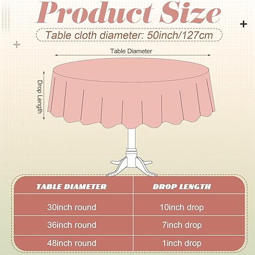 Miniatura 2 de Moukeren 6 manteles redondos de lentejuelas con purpurina, manteles redondos para decoración de bodas, fiestas de cumpleaños, Navidad y Halloween