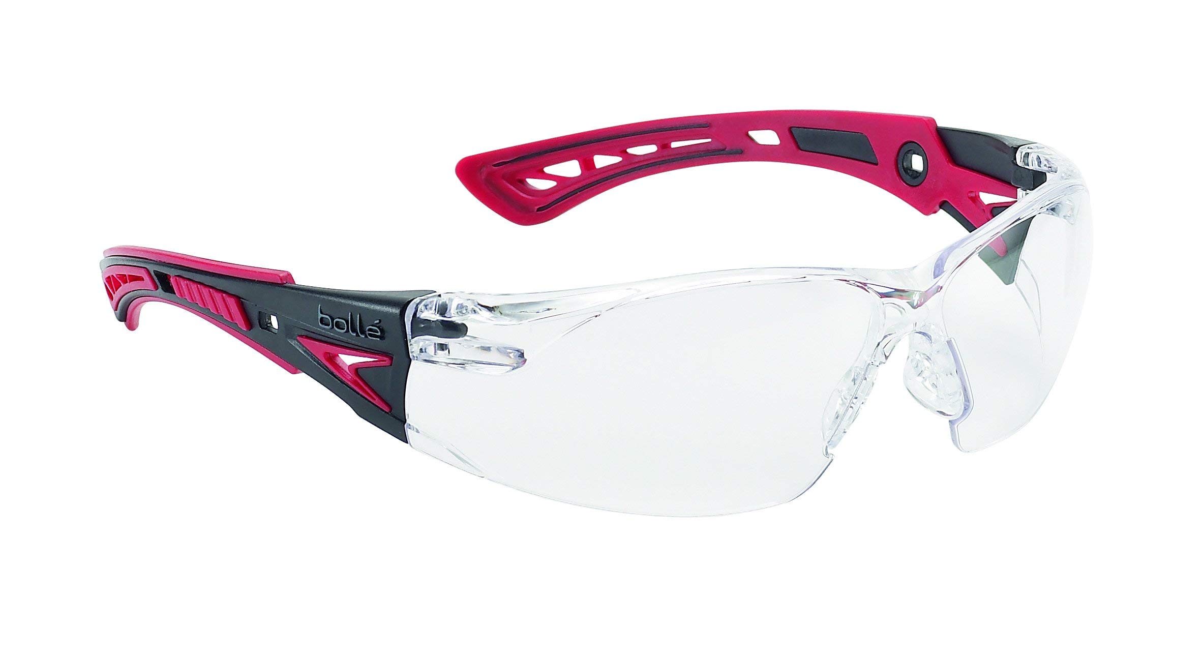 Bollé Safety RUSH+ okulary ochronne One Size CSP czarny/pomarańczowy