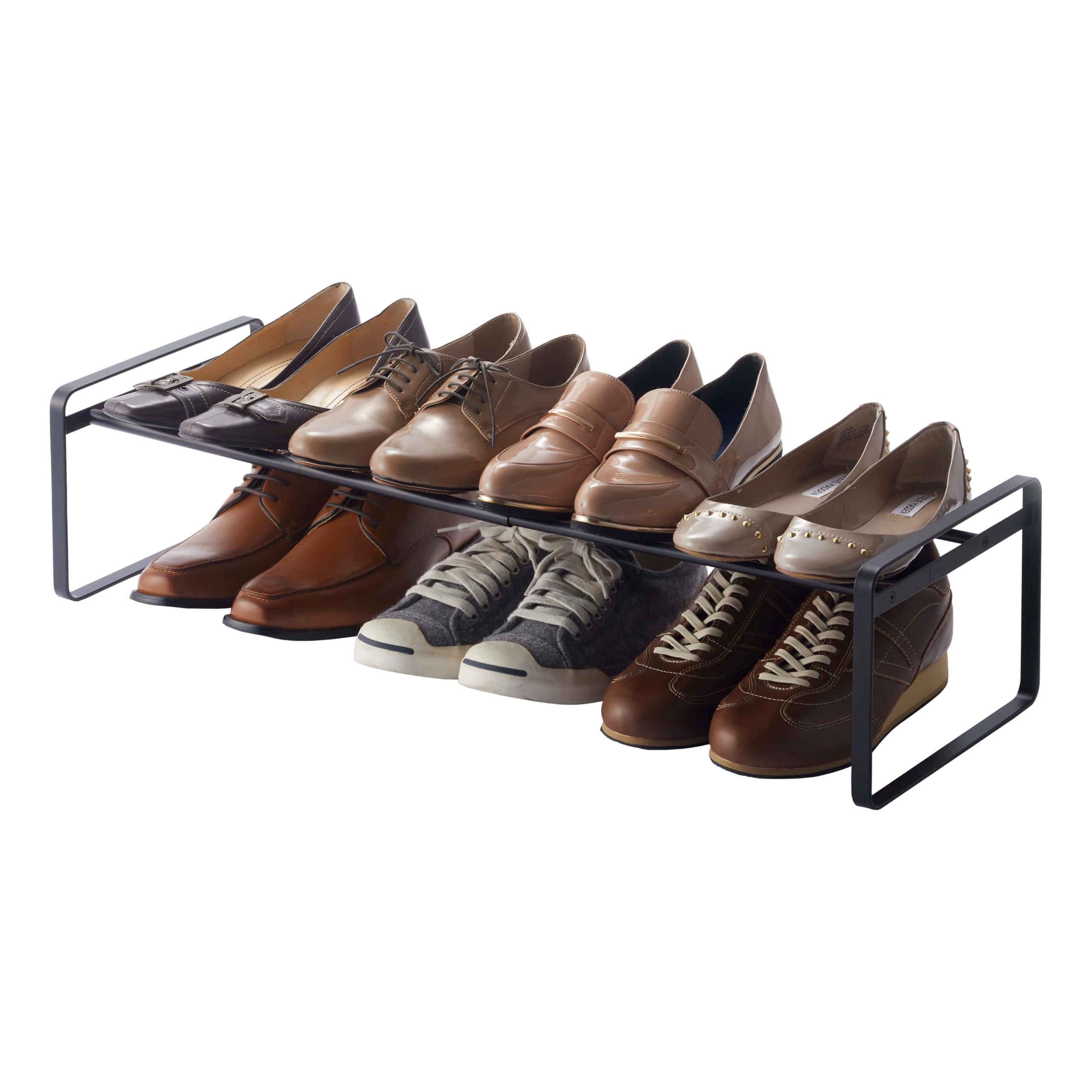 FRAME EXTENDABLE SHOE RACK BK