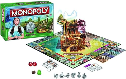 Monopoly The Wizard of Oz Juego de mesa 75 aniversario Edición Coleccionista disponible en Yaxa Colombia
