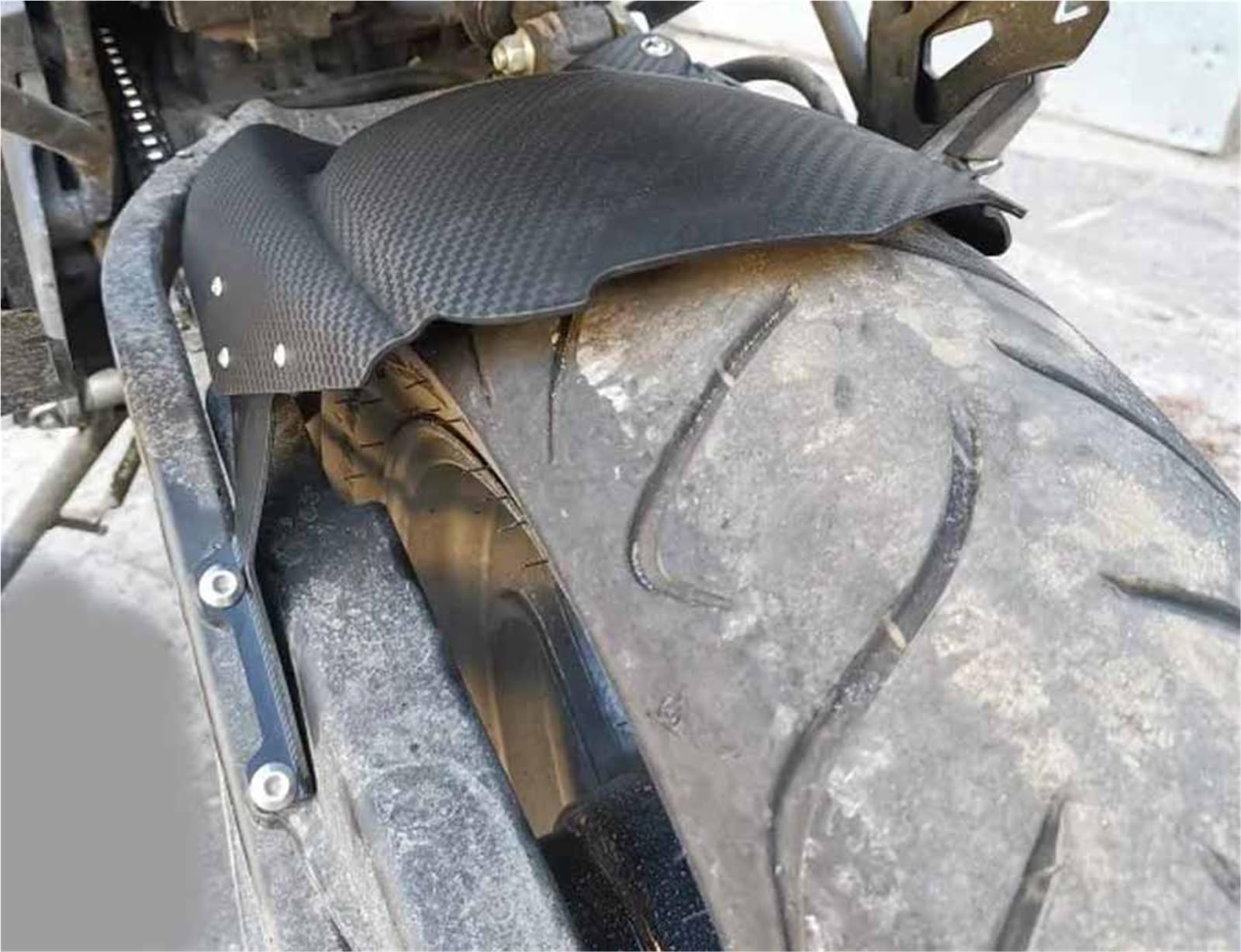 Per Kawasaki Per Versys 650 KLE650 2007 2008 2009 2010 2011 2012 2013 2014 2015-2024 Ruota Posteriore Del Motociclo Parafango Splash Guard