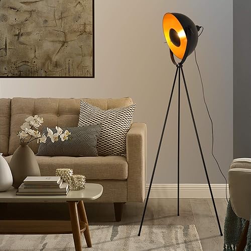 Miniatura 4 de Moderno trípode industrial LED satélite lámpara de mesa de pie Luz de escritorio de lectura ajustable vintage Deco Medios de cine náutico elegante