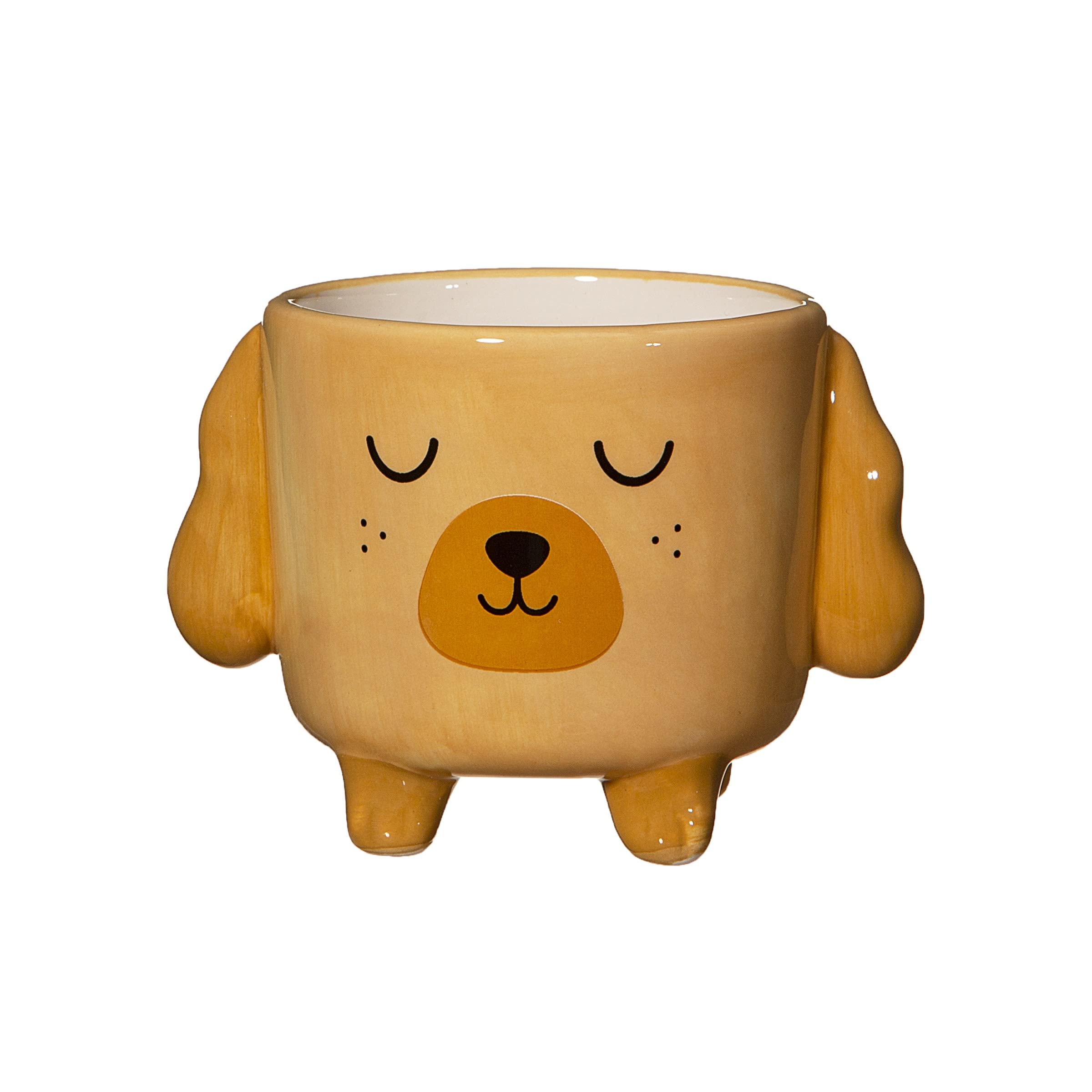 Sass & Belle Mini Cockapoo Planter On Legs - Cute Animal Planter for Houseplants, Quirky Decorative Flower Pot for Home Décor, Ceramic Novelty Pot, Part of Sass and Belle selection of Plant Pots