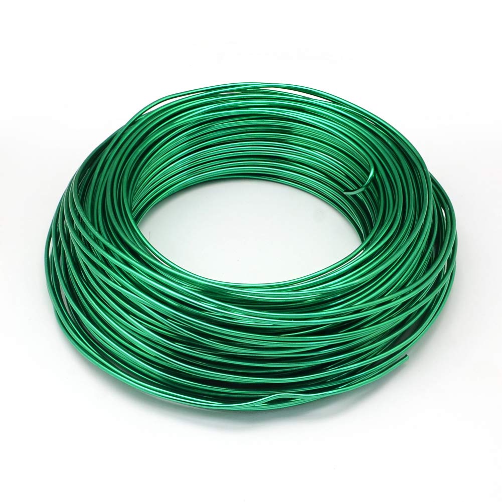 Beadthoven Basteldraht, 20 Gauge (0,8 Mm) – Aluminium, 300 M Rolle, Biegbar Für Schmuck & Blumen