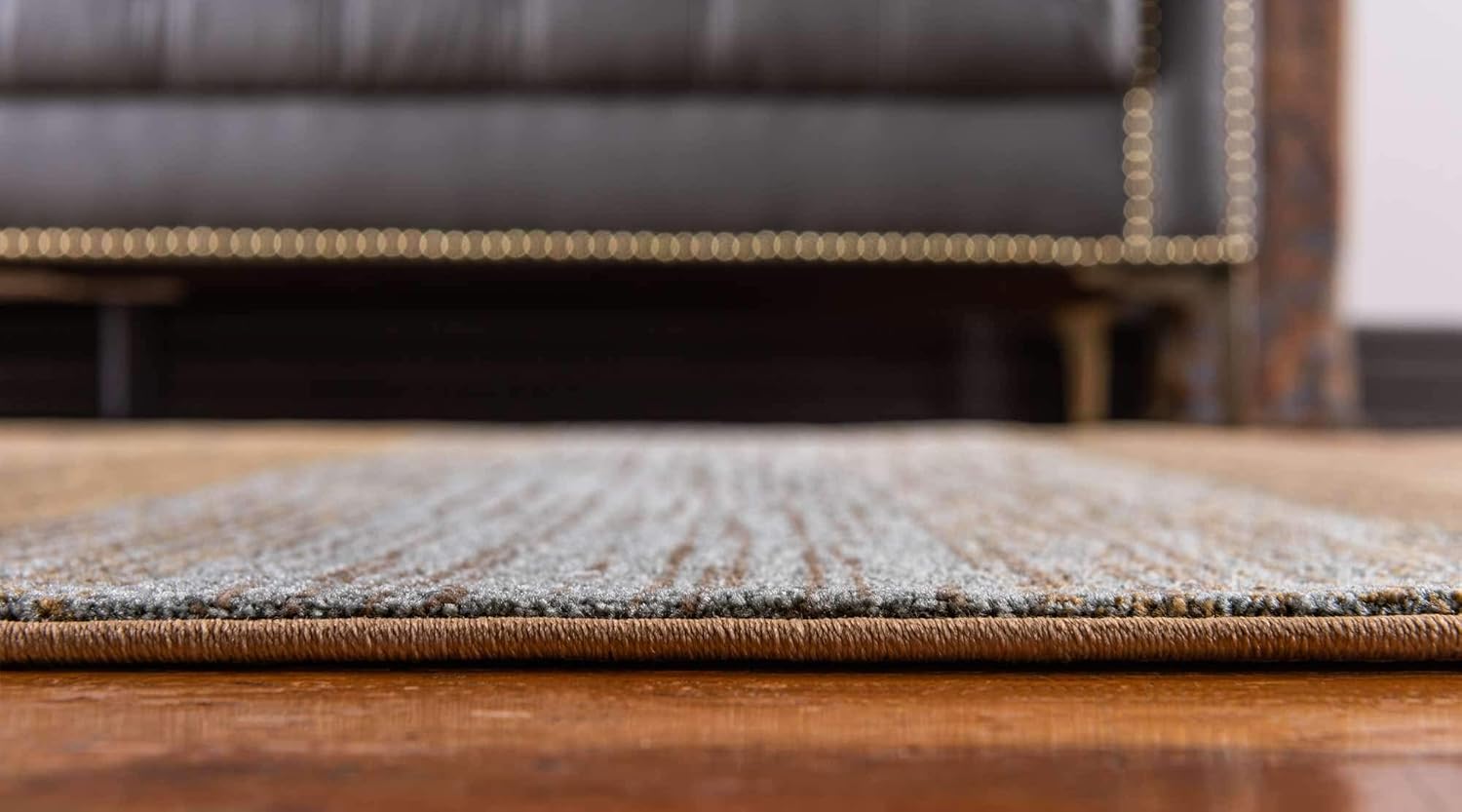 Unique Loom Fars Collection Area Rug - Manila (9' x 12' 2" Rectangle, Multi/ Light Brown)