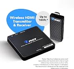 Orei Émetteur et récepteur HDMI sans fil Pro - Kit 1080P - Jusqu'à 100 pi - Parfait pour le streaming depuis un ordinateur portable, PC, câble, Netflix, YouTube, PS4 vers HDTV/Projecteur