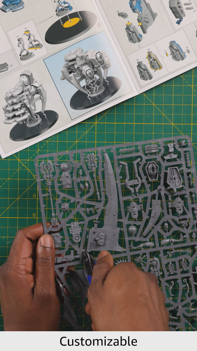 Warhammer 40K Necrons - Szarekh Il Re Silenzioso Su Dais Of Dominion (NOS)