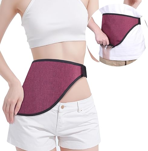 Cinturón de soporte para ostomía, suministros de ostomía, cinturón sigiloso para bolsa de ostomía, bolsillo interior para guardar la bolsa de