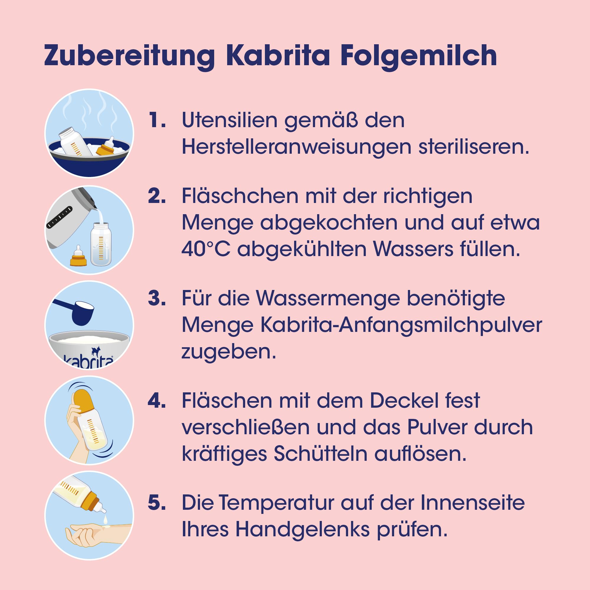 KABRITA | Ziegenmilch Folgemilch mit HMO 6-12 Monate | Hochwertige Babynahrung - Baby Milch, nahrhaft* und sanft zum Babybauch | Inhalt: 800g Babynahrung-Milchpulver