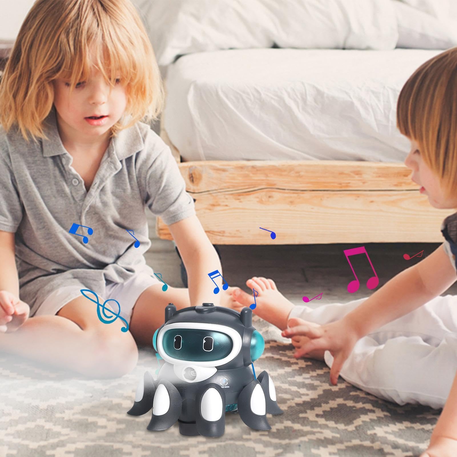 Polpo Ballerino Giocattolo Elettrico Per Bambini - Polpo Interattivo Con Luci E Musica