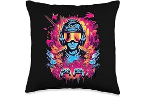 Popstyle Retro Throw Pillow Expresses Love for 80's Pop Culture