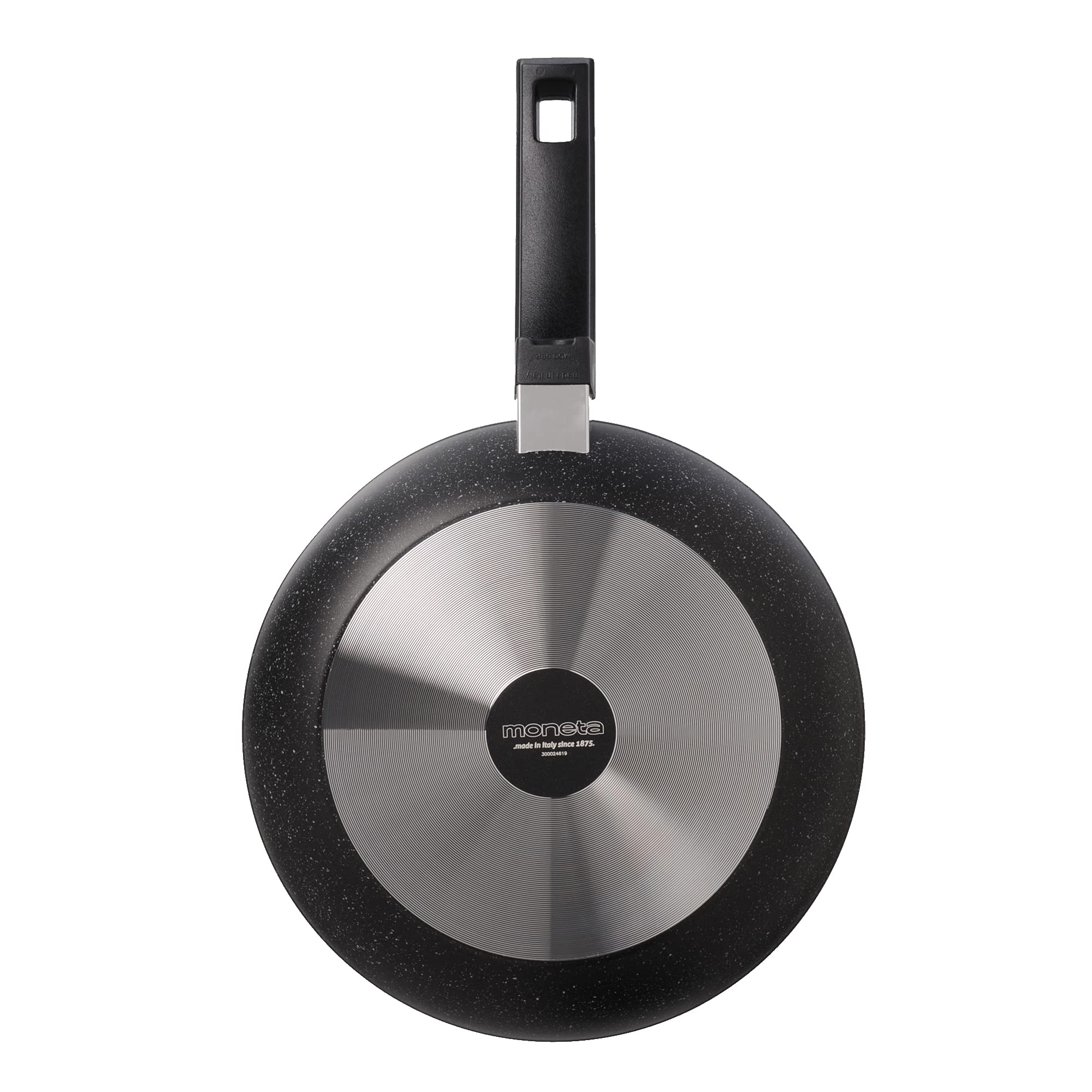 Moneta Etnea Artech Stone Ultra - Padella in Alluminio, Antiaderente, Nero, 28 cm