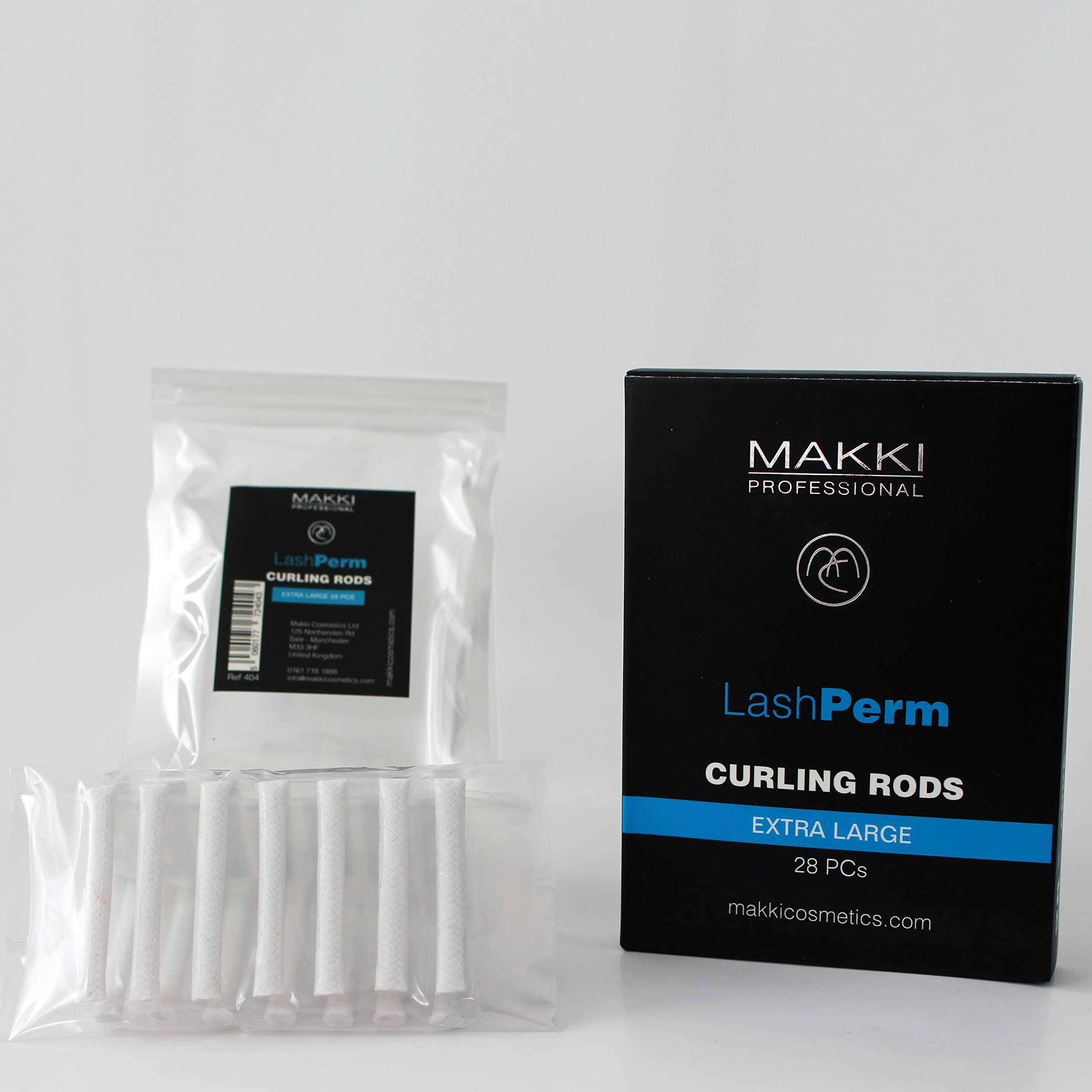 Makki 32 Stück Wimpernwellen-Lockenwickler, Mittelgroß, Edelstahl – Professionelle Tools Für Lash Lifts