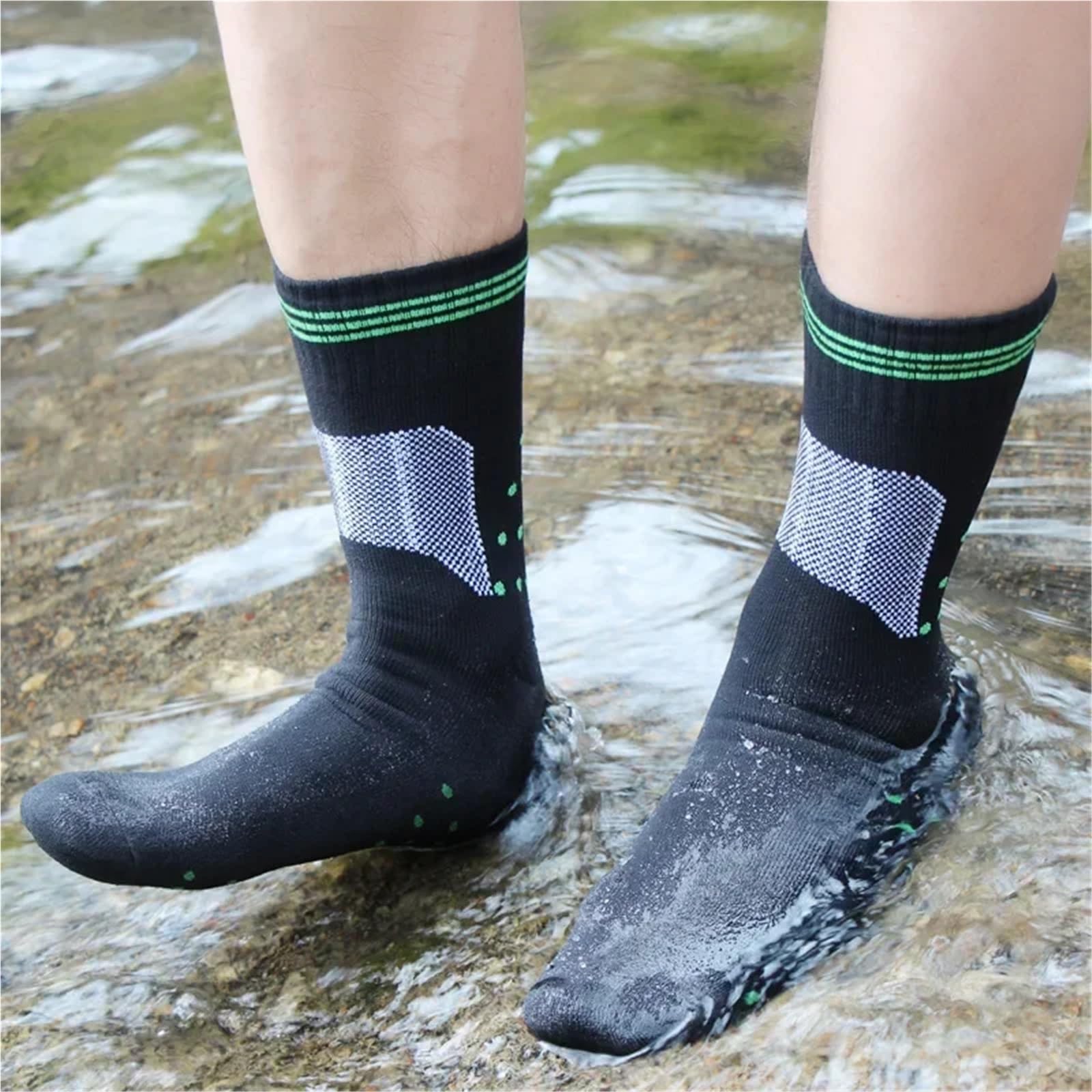 Chaussettes en Rayonne imperméables et Respirantes for la randonnée, Le Ski, pêche, sans Couture, Les Sports de Plein air, Unisexes, Livraison directe