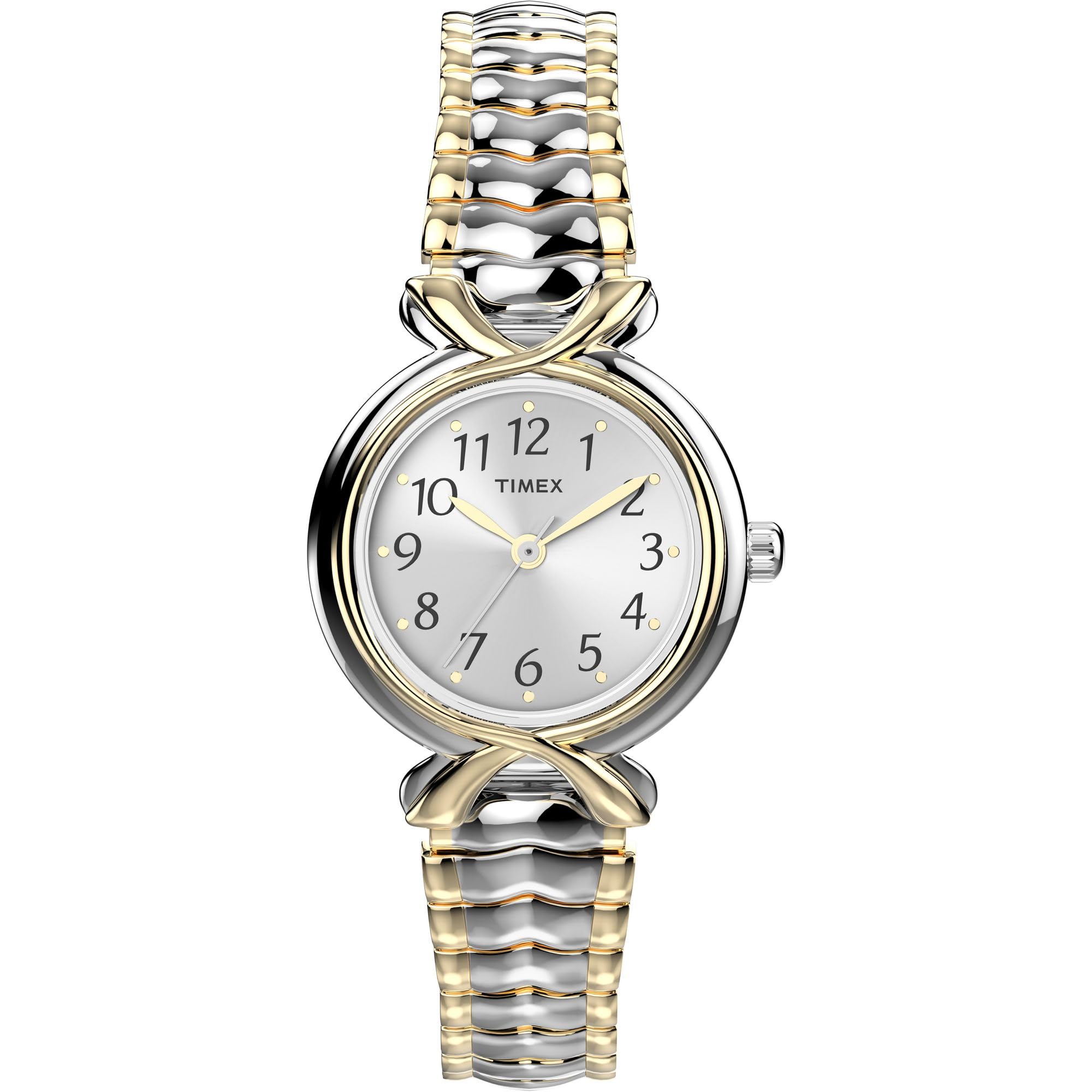Women's T21854 Pleasant Street Two-Tone Stainless Steel Expansion Band Watch