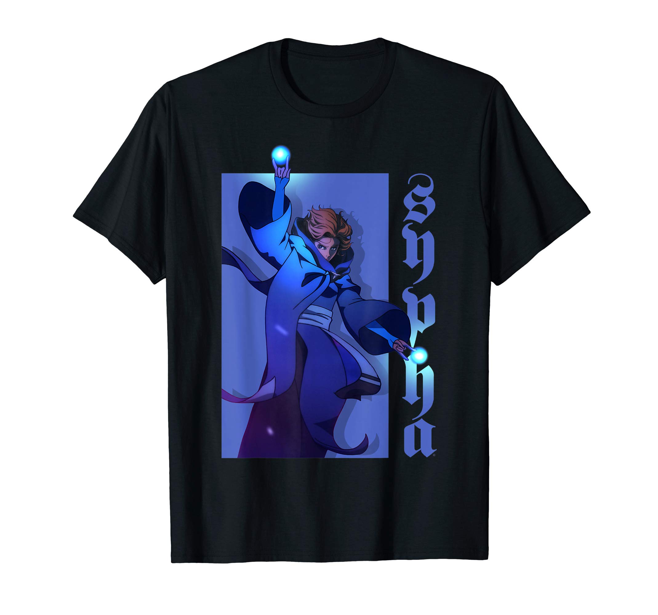 Netflix Castlevania Sypha Character Portrait T-ShirtOEKO-TEX STANDARD 100