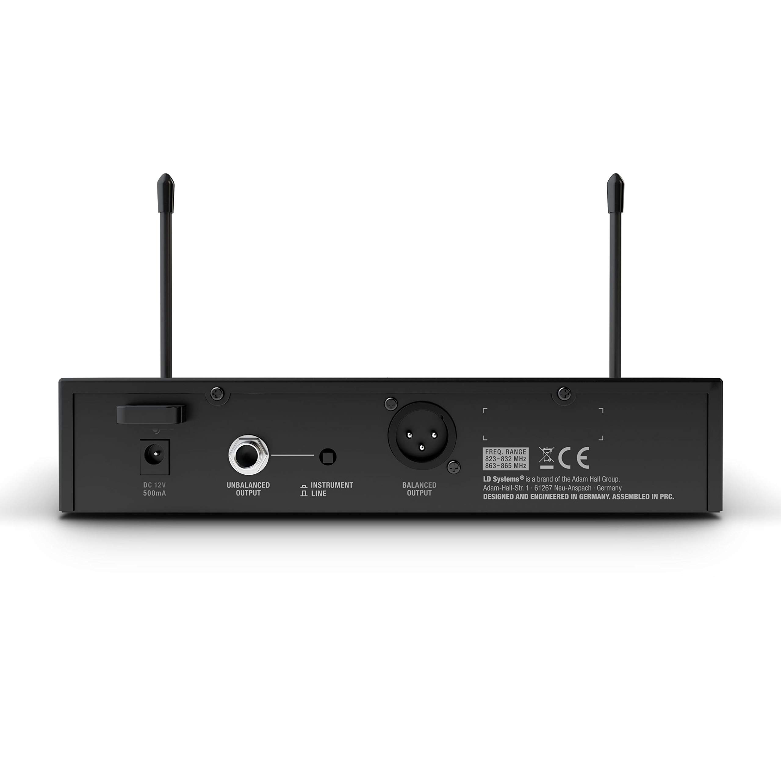 LD Systems U308 HHD - system radiowy z mikrofonem ręcznym dynamiczny - 863-865 MHz+ 823-832 MHz