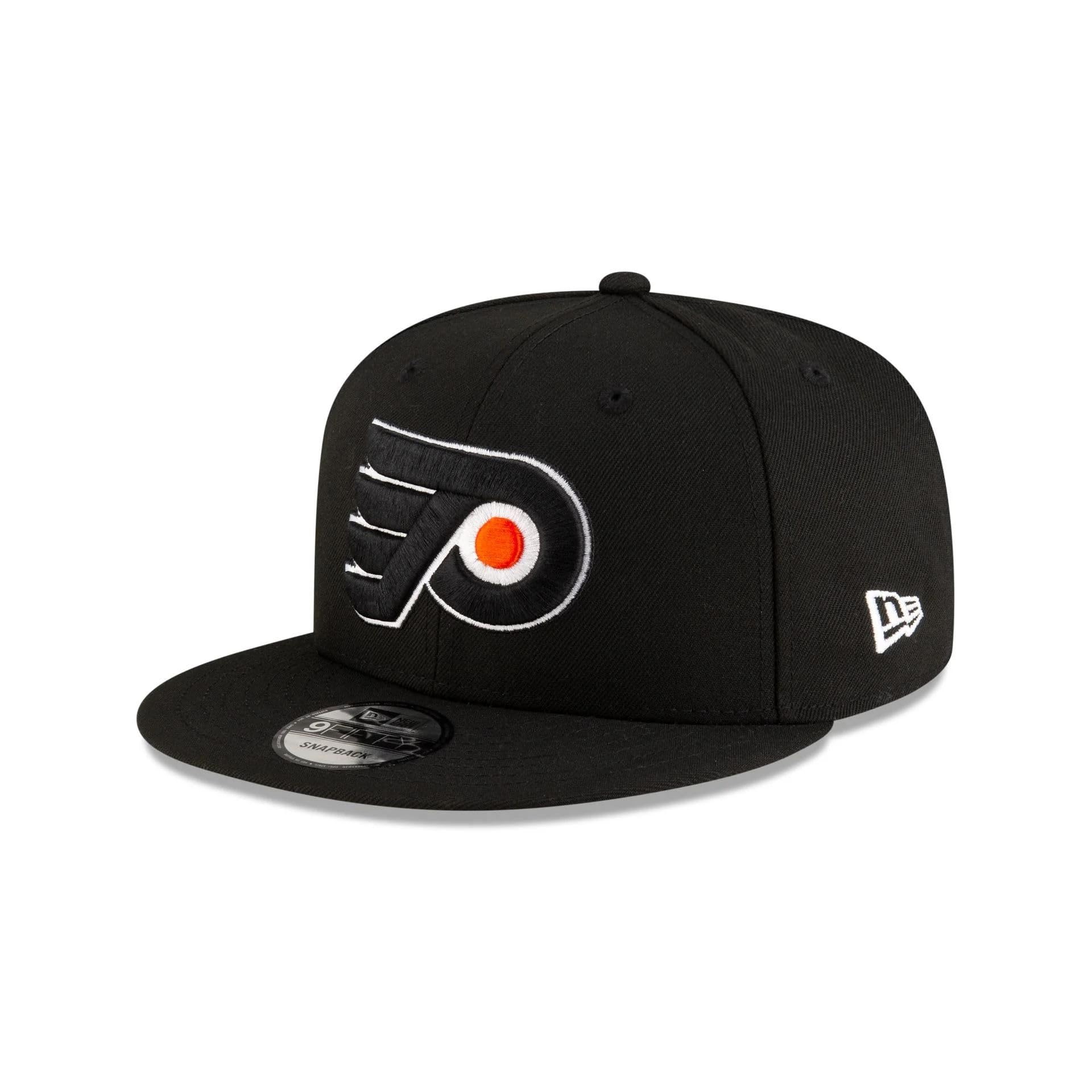 New Era Philadelphia Flyers NHL Injection Black 9Fifty Adjustable Snapback Cap