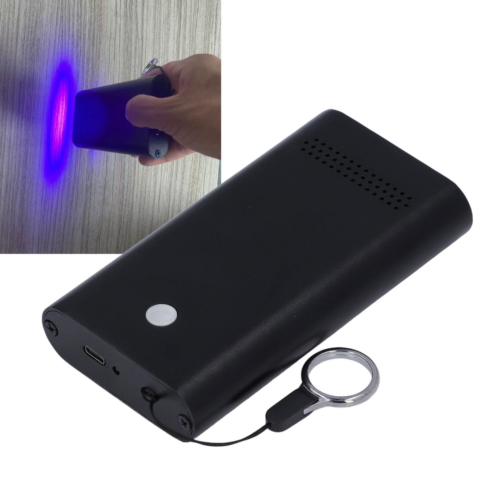 Extension de cheveux Culnflun U V LUMIÈRE, 6PCS 395NM LED U V Perles, rechargeable Extension de perruque de durcissement rapide LED U V lampe