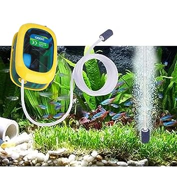 Sobo SB Series (SB-9903A | 3.5W | 4.5L/H) Silent Aquarium Oxygen Air Pump with Accessories (Air Tube, Check Valve & Air Stone, Controller)
