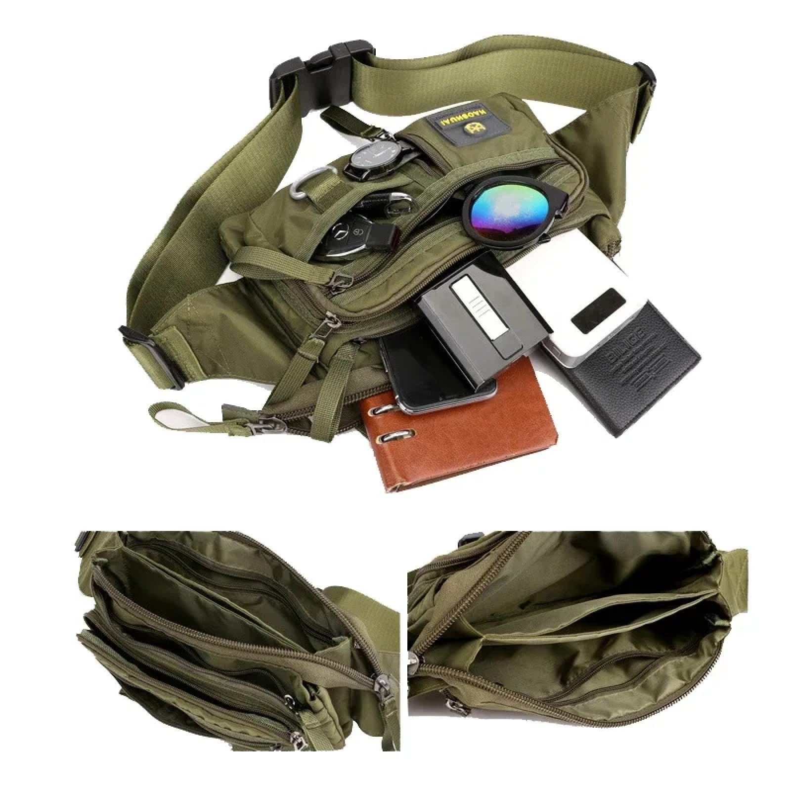 Riñonera Bolsa De Pecho con Cremallera Nylon Hombre Riñonera Bolsos De Cinturón Bandolera Mujer Riñonera Riñoneras Hombre