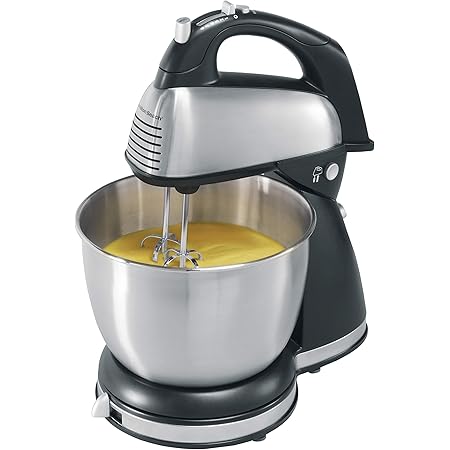 Hamilton Beach Classic Hand and Stand Mixer Discontinued, Black and Stainless