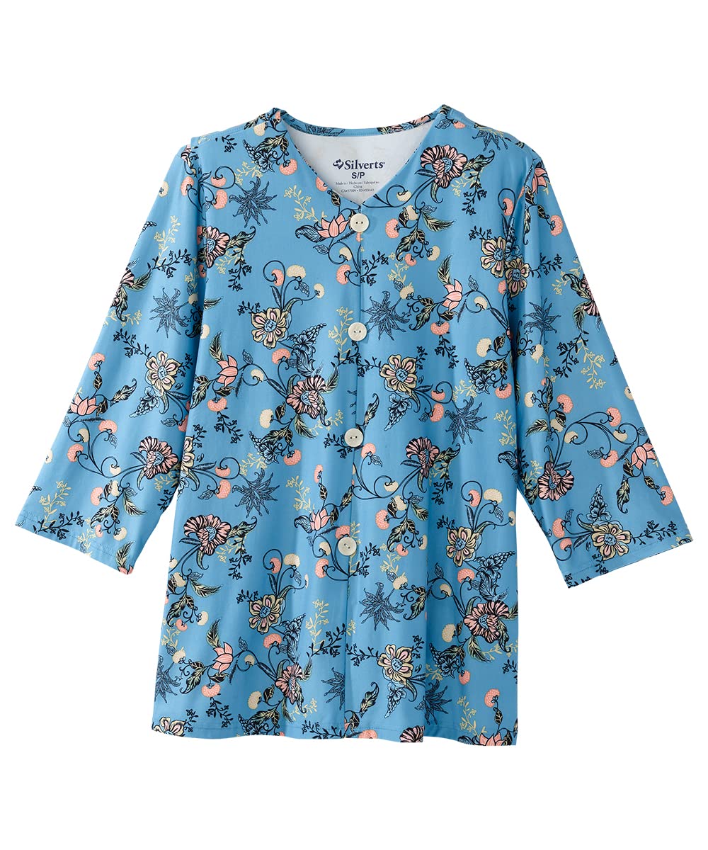 Women’s Open-Back Adaptive Faux Button Top