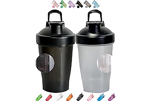 2 Pack Small Shaker Bottle 8Oz