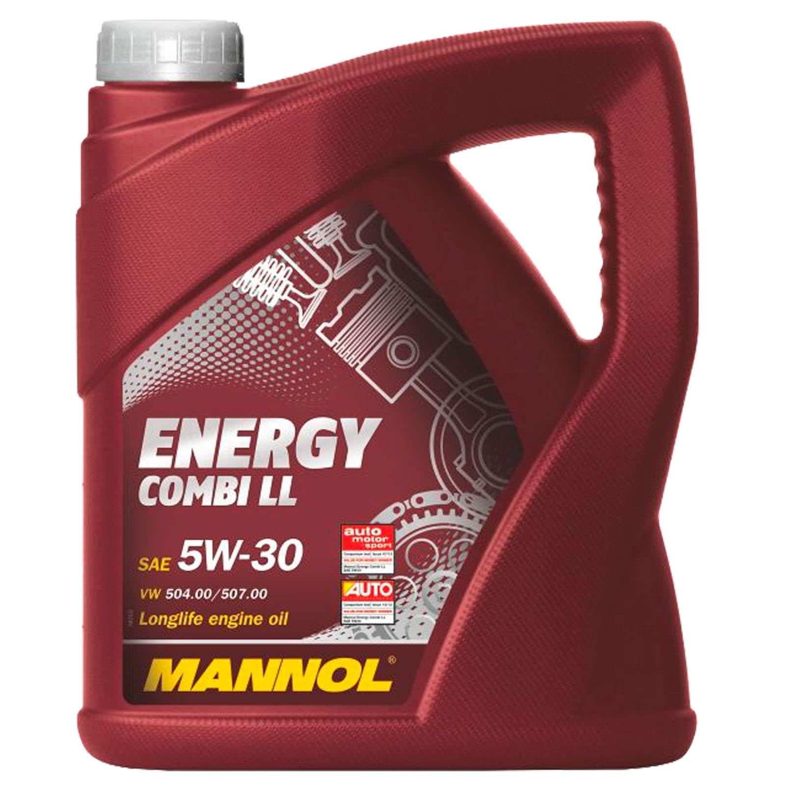 5L 5W-30 LL Öl + Ölfilter | Sm 5085,(W712/93)+1113800100+Mannol Combi LL 5W30 passend für 1.2 1.4 Tsi Polo Golf Passat