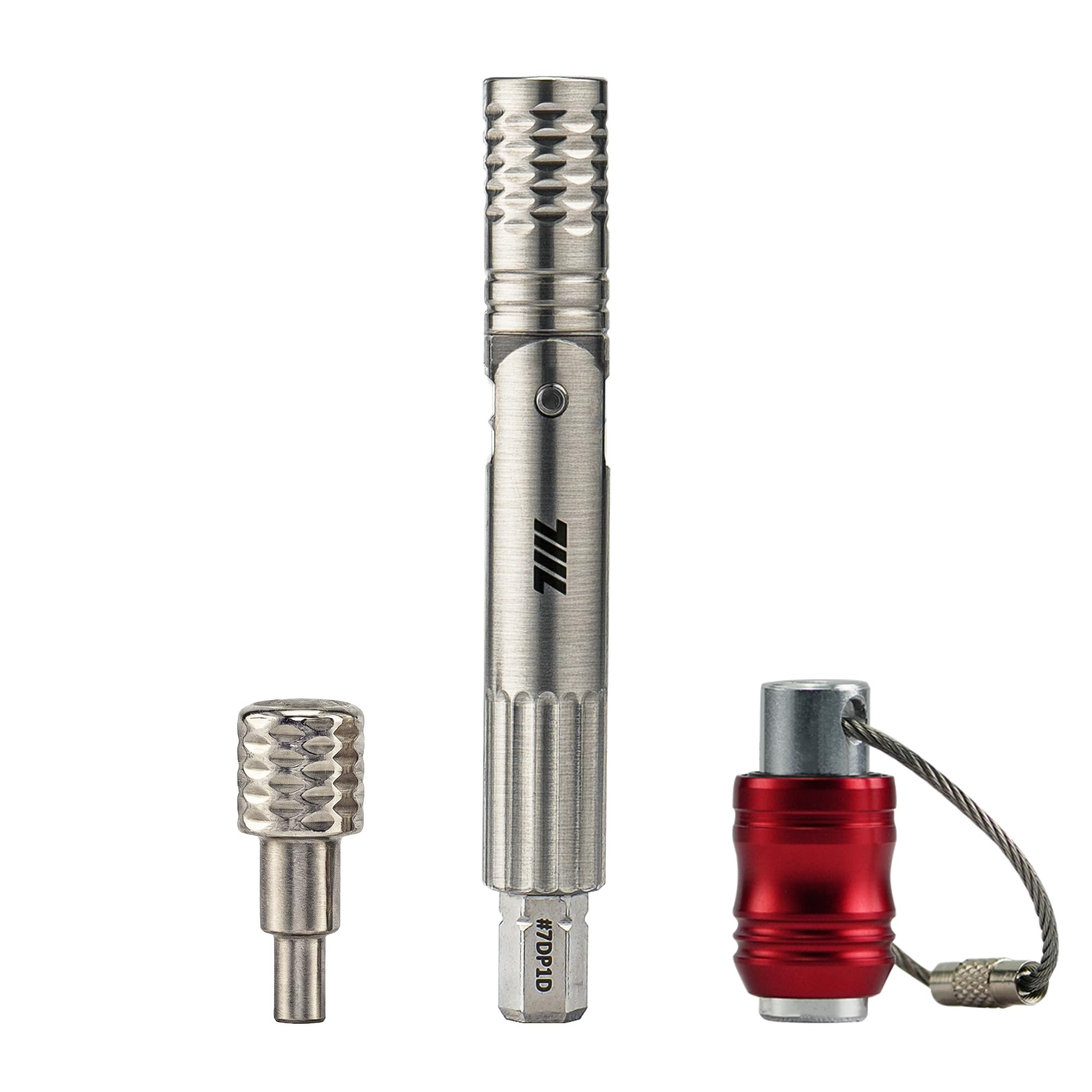 711L Pen Driver TG - Compact EDC Bit Driver with Foldable L-Handle | Compatible with 4mm Precision Bits & 1/4" Double-Ended Bits | 7DP1D