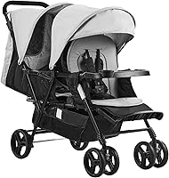 Vista 1 de VEVOR Double Stroller