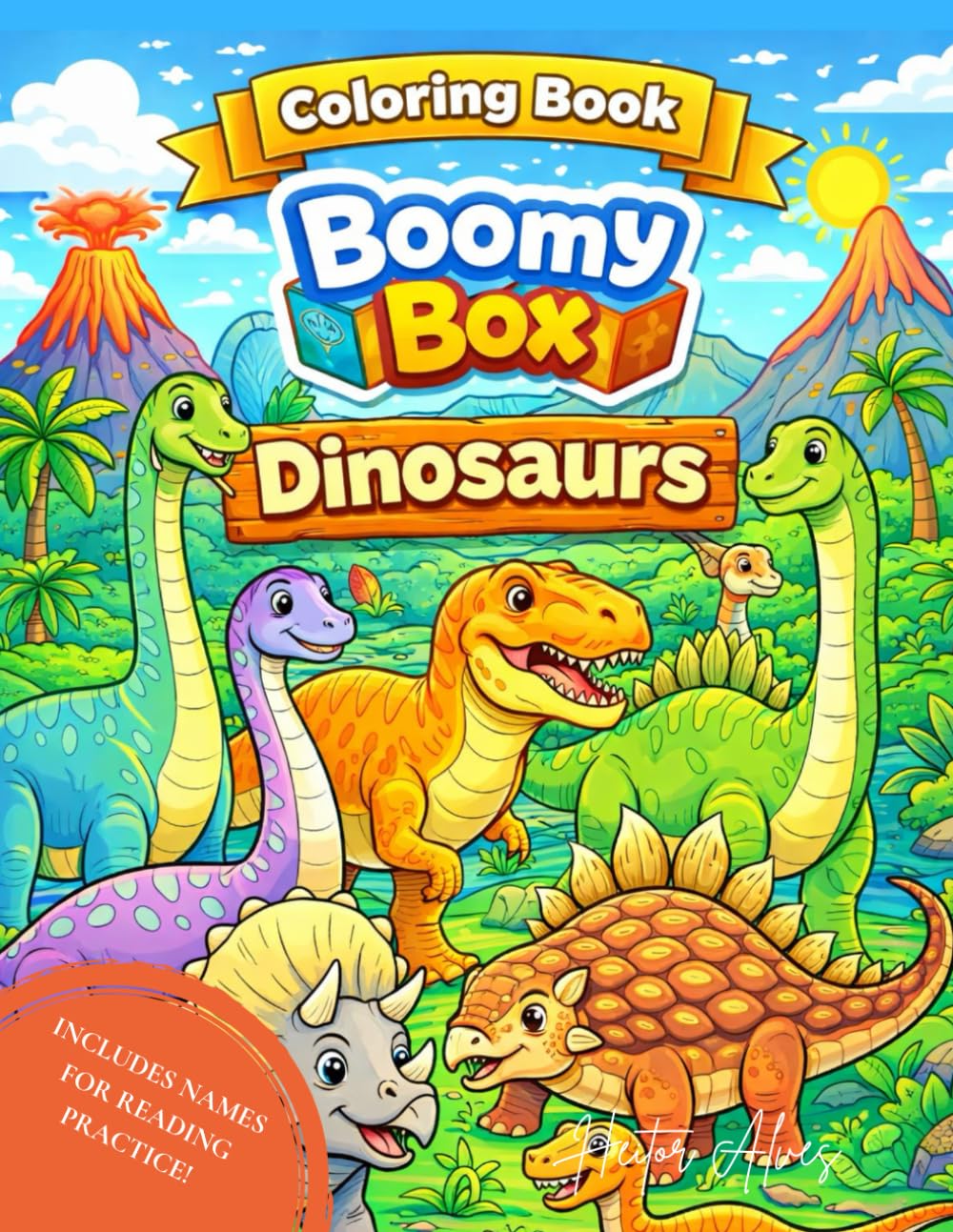 Coloring Book Boomy Box: Dinosaurs (Boomy Box Coloring Collection)