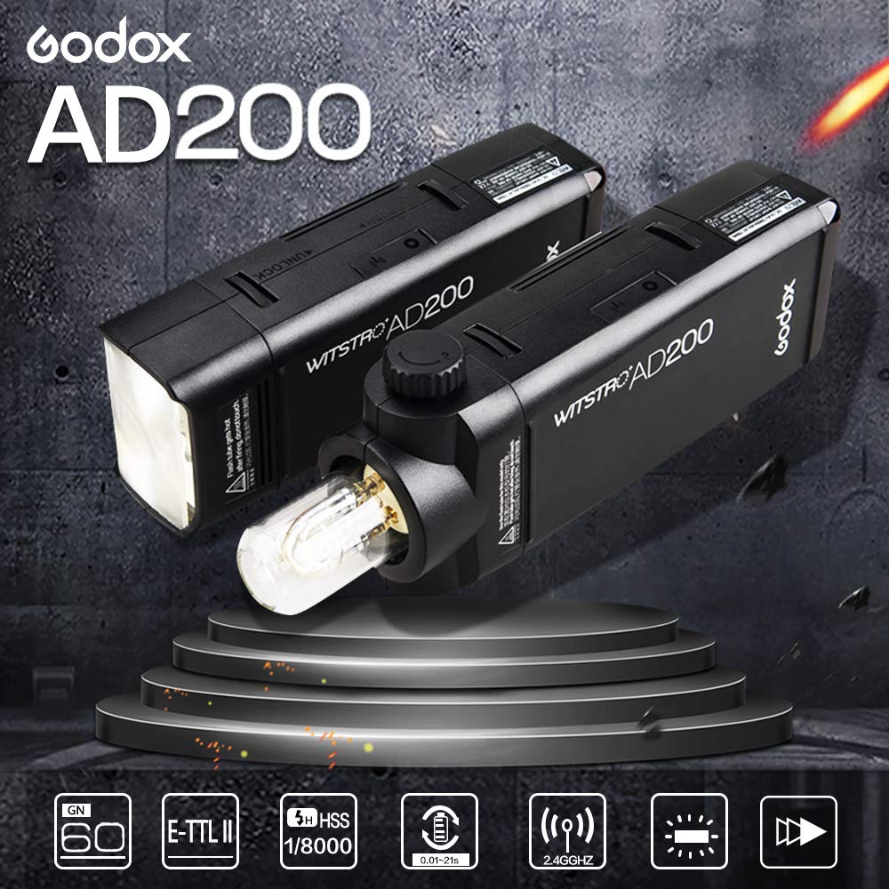 Godox Ad200 Pro Godox AD200 Pocket Flash Speedlite 200W TTL