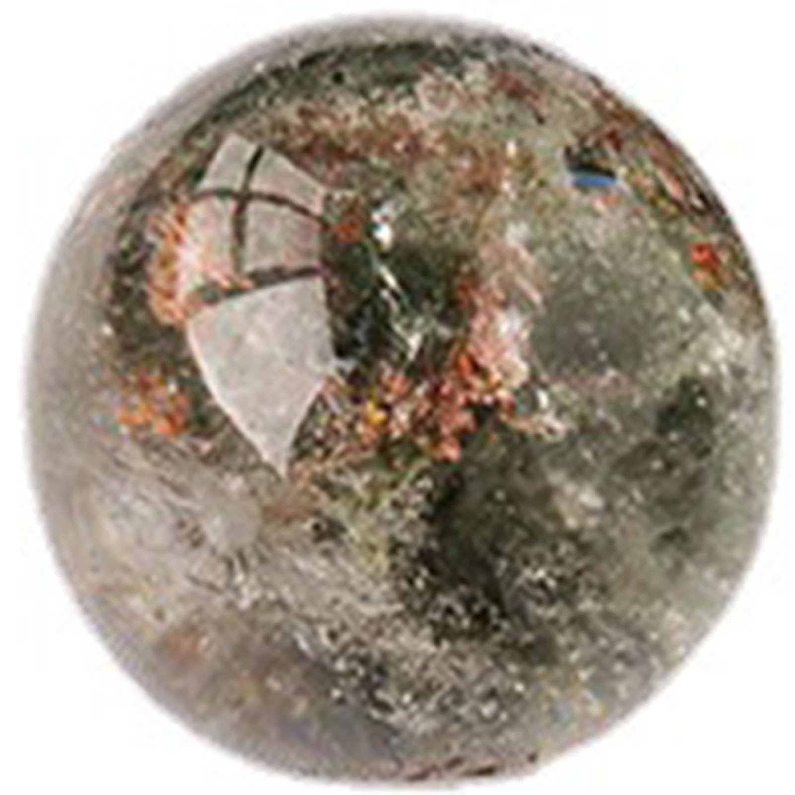 Sphère de Cristal fantôme Vert Naturel 18-20 mm, Boule de Pierres précieuses de guérison pour la prospérité, la Croissance de carrière, la méditation, Le Feng Shui, l'équilibrage