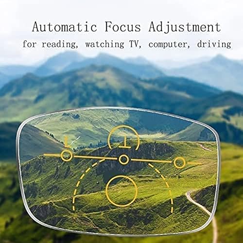 Miniatura 5 de Color Glint Sapphire Alta Dureza Anti-azul Progresivo Lejos Y Cerca De Doble Uso Gafas De Lectura