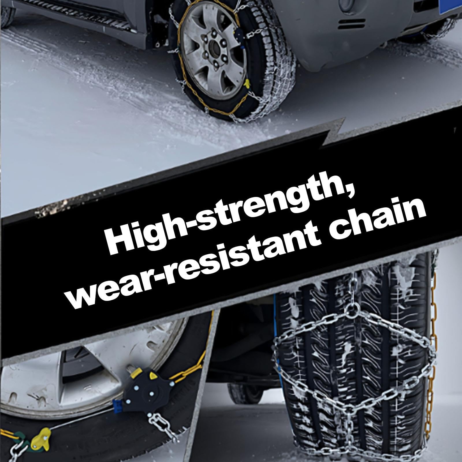 Cadenas Nieve Coche, Fundas Ruedas Coche Nieve, Car Snow Chain