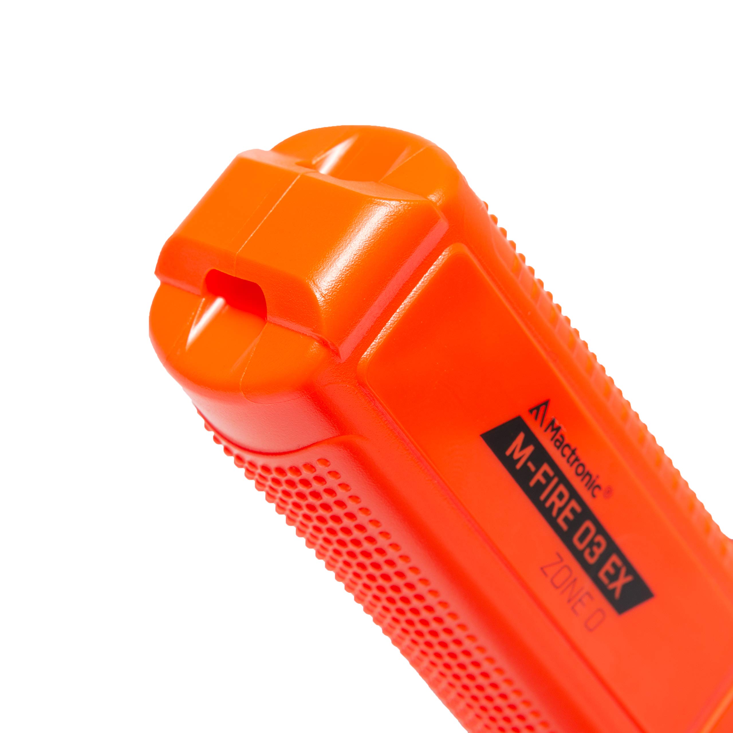 Mactronic M-FIRE 03 ATEX - Linterna LED de 180 lúmenes | Peso 240 g con pilas, tipo de protección IP68, alcance de 177 m | Funciona con pilas, 4 pilas Energizer E91 (AA) (incluidas)