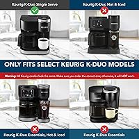 Vista 3 de 12-Cup Carafe Replacement Only Compatible with keurig-K Duo Single Serve 5100 Model Will Not Fit keurig-K Duo Essentials Single Serve Coffee Maker