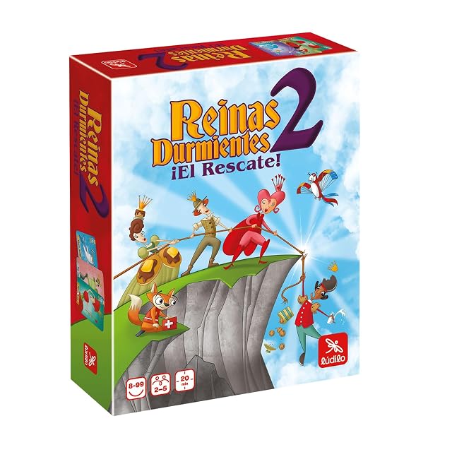 Ludilo - Reinas Dumientes 2 | Juegos De Mesa Niños 8 Años O Más | Juego De Cartas para Niños Y Adultos | Juegos Educativos | Juego De Mesa De 2 A 5 Jugadores
