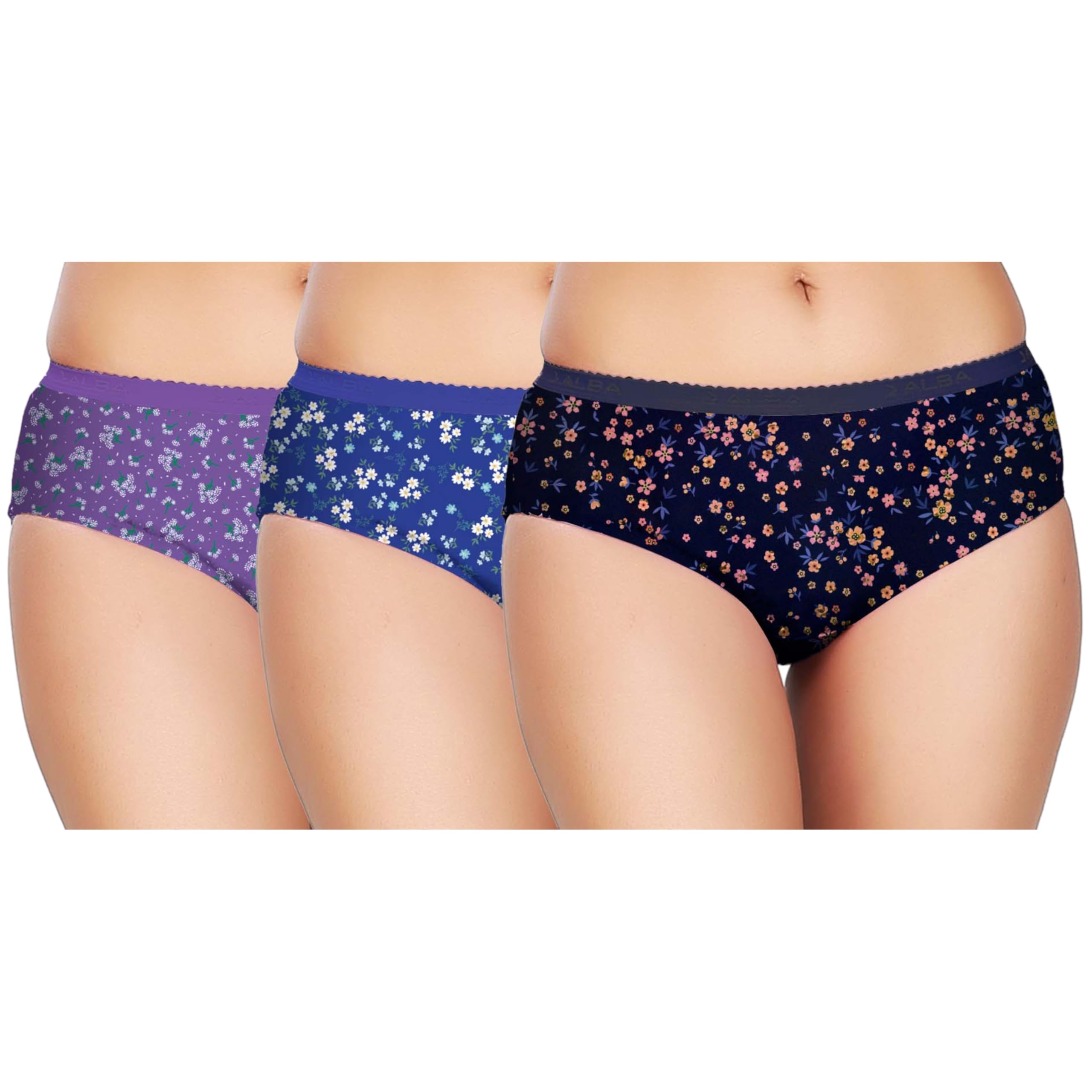Amor Women Panties Cotton - Pack of 3 | Soft Breathable Stretchable Printed Innerwear for Daily Comfort | Hipster Style Smooth Fit Skin-Friendly Fabric | Comfortable Underwear-image-21