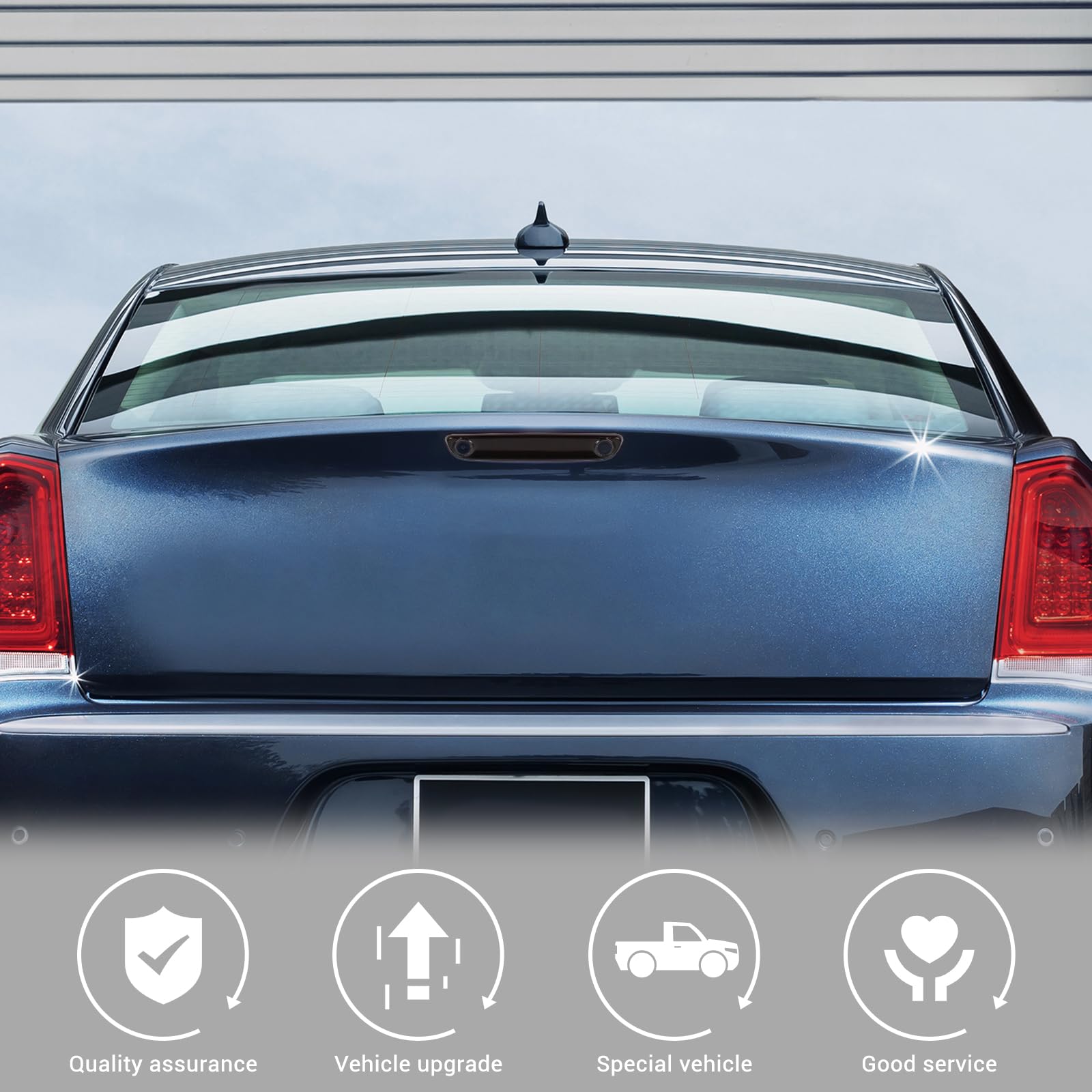 SQQP Tail Light Taillight Cover Guard Rear Light Cover Kit Fit For 2011-2014 Chrysler 300/300C(Smoked Black) : Buy Online At Best Price In KSA - Souq Is Now - Foto 11